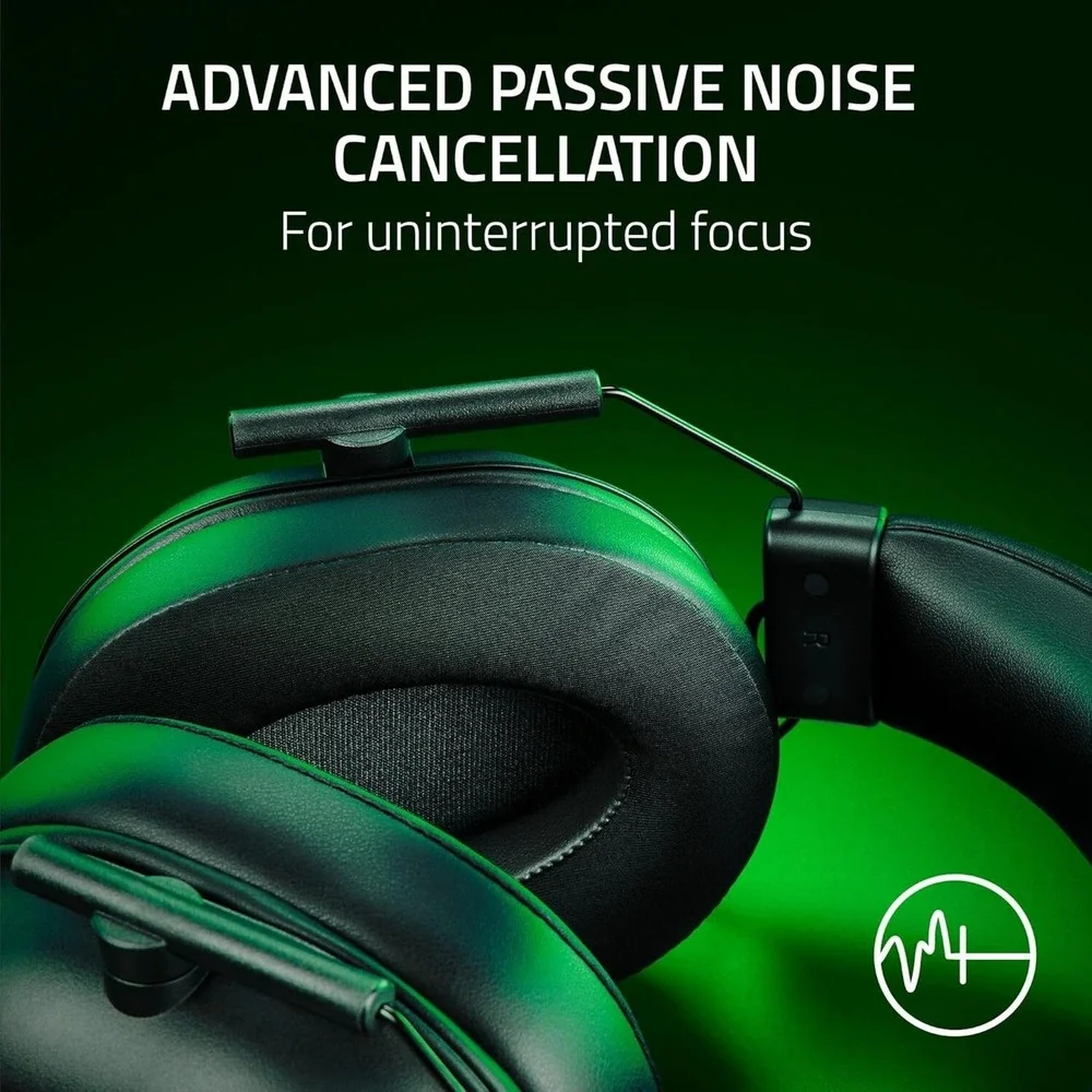 Razer BlackShark V2 X Gaming Headset 7.1‎ Surround Sound 50mm Drivers 3.5mm Jack